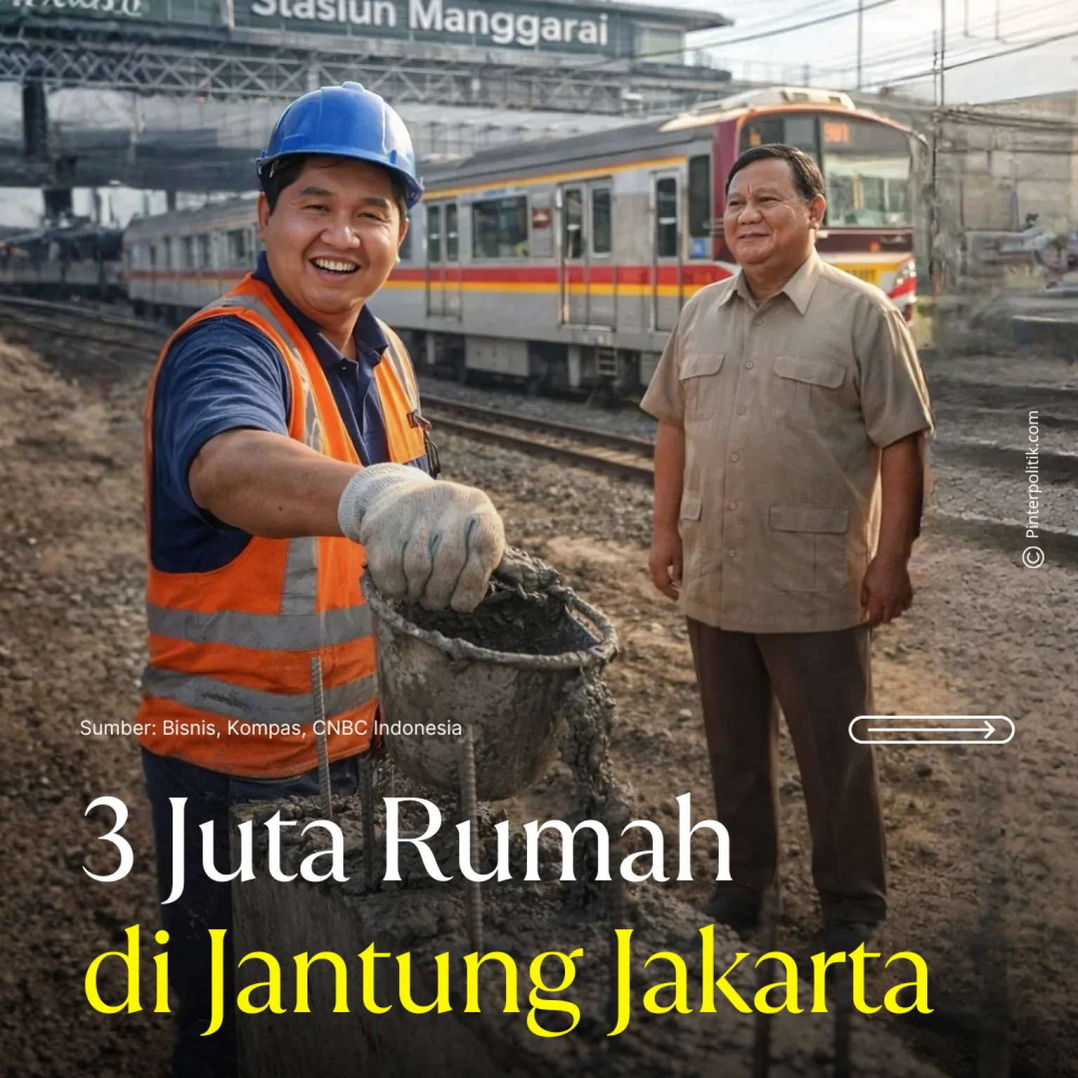 Tiga Juta Rumah di Jantung Jakarta