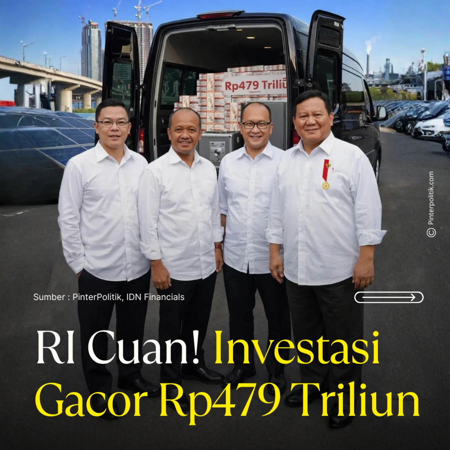 RI Cuan! Investasi Gacor Rp479 Triliun